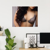 Sensuale Modefrau Poster (Heimbüro)