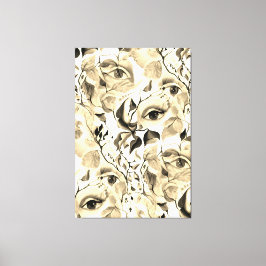 Sensul Feminine Art Pop Surrealismus Chic Artistic Leinwanddruck