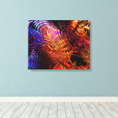 Sensuous 10 ummantelte Canvas Leinwanddruck (Insitu (Holzboden))