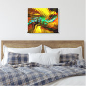 Sensuous 7 Wrapped Canvas Leinwanddruck (Insitu (Schlafzimmer))