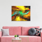 Sensuous 7 Wrapped Canvas Leinwanddruck (Insitu (Wohnzimmer))