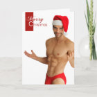 Sensuous Man Frohe Weihnachtskarte