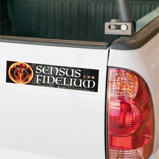 Sensus Fidelium Bumper Autoaufkleber (Auf Lkw)