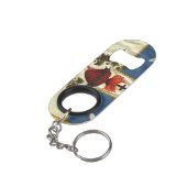 Sensus Fidelium Flasche Schlüsselanhänger Mini Flaschenöffner (Rückseite Schrägansicht)