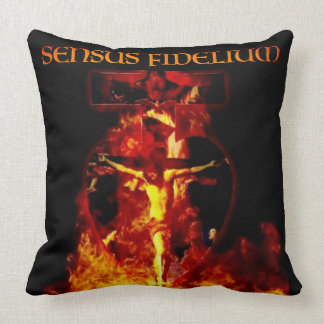 Sensus Fidelium Jesus Crucifixe Katholik Kissen