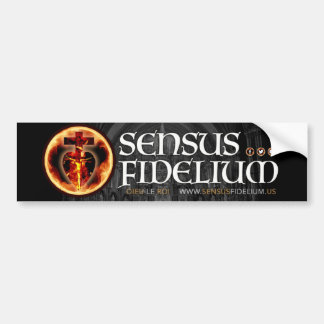 Sensus Fidelium katholische religiöse Crucifix Autoaufkleber