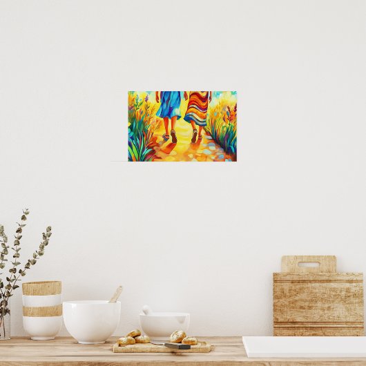 Sent Two by Two Poster (Küche)