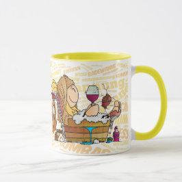 Senta badet gemütlich... tasse