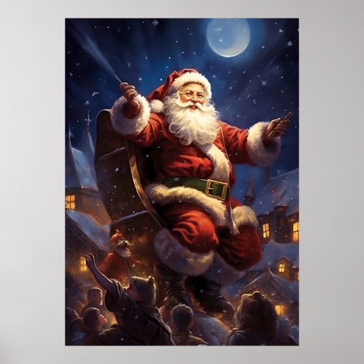 Sentaclouse-Wanddekor Poster (Vorne)