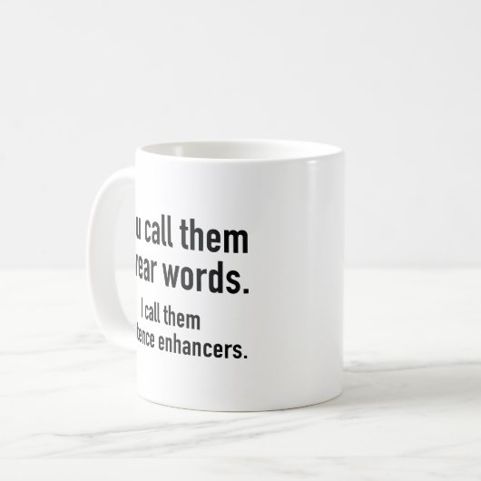 Sentence Enhancers Kaffeetasse (Vorderseite Links)