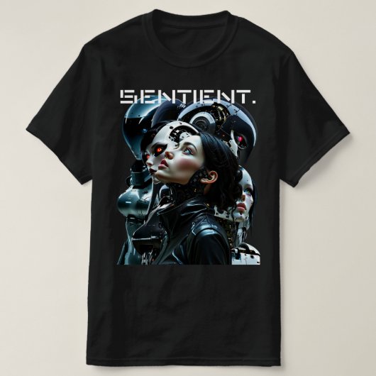 Sentient. T-Shirt (Design vorne)