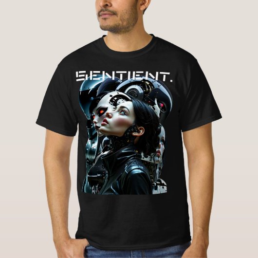 Sentient. T-Shirt (Vorderseite)