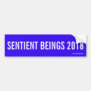 SENTIENT WESEN 2020 AUTOAUFKLEBER