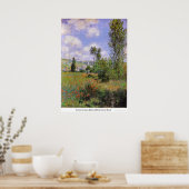 Sentier ile Saint-Martin 1880 von Claude Monet Poster (Küche)