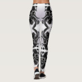 "Sentiment with Abstraction", Leggings der Frau (Rückseite)
