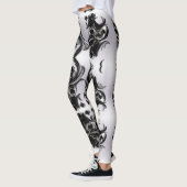 "Sentiment with Abstraction", Leggings der Frau (Links)