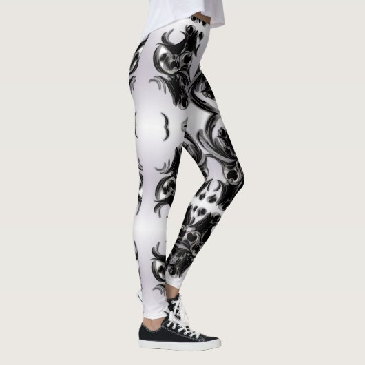 "Sentiment with Abstraction", Leggings der Frau (Rechts)