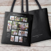 Sentimental 3 Quotes 11 Foto Collage Schwarz Tasche
