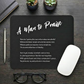 Sentimental "A Man to Lob" Mousepad