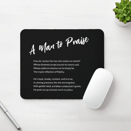 Sentimental "A Man to Lob" Mousepad