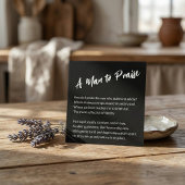 Sentimental "A Man to Lob" Quadratische Visitenkarte