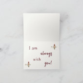 Sentimental bin ich bei dir immer Red Kardinal Karte (Innenseite)