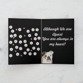 Sentimental British Bulldog "Vermisst You" Karte (Innenseite)