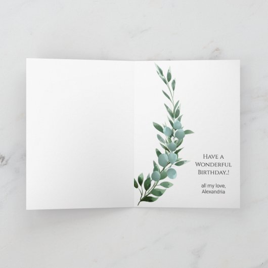 Sentimental Dog Funny Birthday Epic New Love Karte (Innenseite)