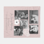 Sentimental Dog Memorial Keepake Geschenk hinzufüg Fleecedecke (Vorderseite (Horizontal))