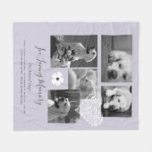 Sentimental Dog Memorial Keepake Geschenk hinzufüg Fleecedecke (Vorderseite (Horizontal))