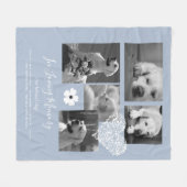 Sentimental Dog Memorial Keepake Geschenk hinzufüg Fleecedecke (Vorderseite (Horizontal))