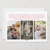 Sentimental Family Liebe Multi Foto Weihnachten We (Rückseite)