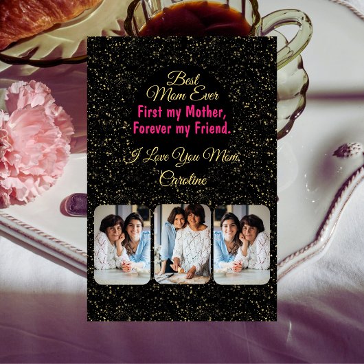 Sentimental Keepake Modern Foto Mütter Day Karte