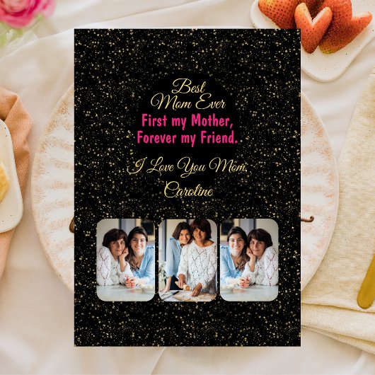 Sentimental Keepake Modern Foto Mütter Day Karte