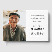Sentimental Keepsake Funeral Photo  Gästebuch (Vorderseite)