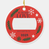 Sentimental Pet Ornament | All You Need is Love an (Hinten)