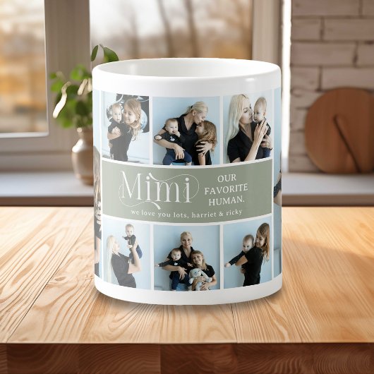 Sentimental Photo Collage Mimi Keepsake Kaffeetasse