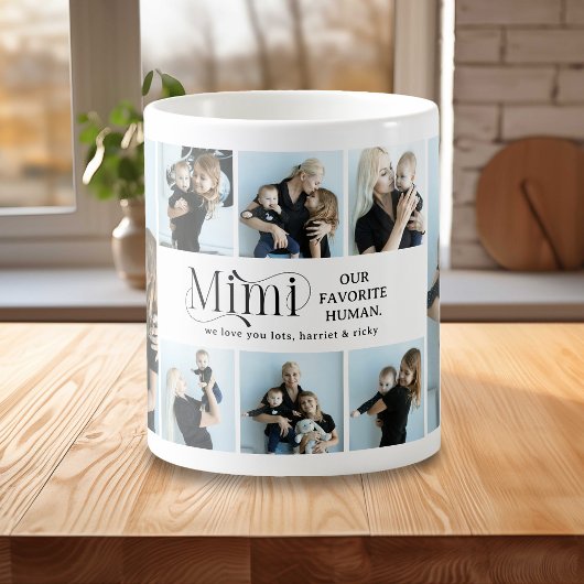 Sentimental Photo Collage Mimi Keepsake Kaffeetasse