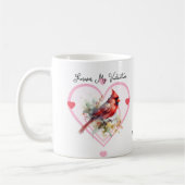 Sentimental Red FOREVER MEIN VALENTINE Kaffeetasse (Links)