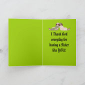 Sentimental Sisters card Dankeskarte (Innenseite)