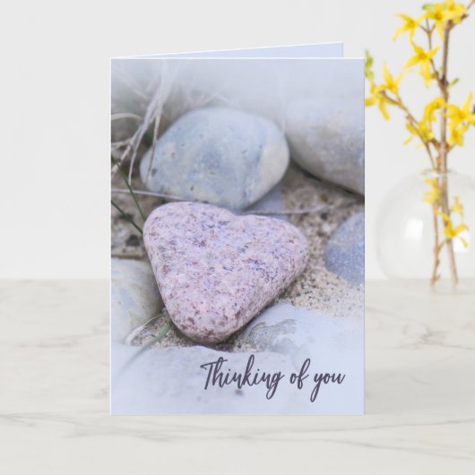 Sentimental Stone Denken Sie an Sie Karte (Gelbe Blume)