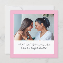 Sentimental Two Foto und Zitat Muttertag Karte