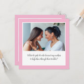 Sentimental Two Foto und Zitat Muttertag Karte (Vorderseite/Rückseite Beispiel)