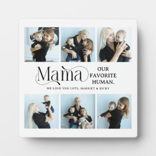 Sentimentale Fotocollage Mama Andenken Fotoplatte