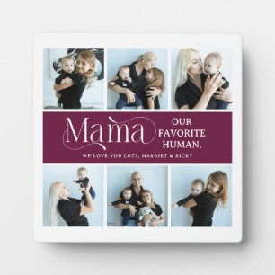 Sentimentale Fotocollage Mama Andenken Fotoplatte