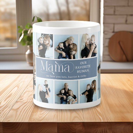 Sentimentale Fotocollage Mama Andenken Kaffeetasse