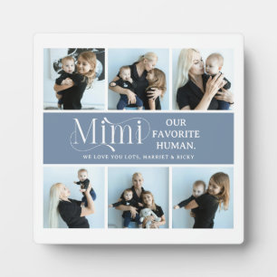 Sentimentale Fotocollage Mimi Andenken Fotoplatte