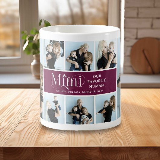 Sentimentale Fotocollage Mimi Andenken Kaffeetasse