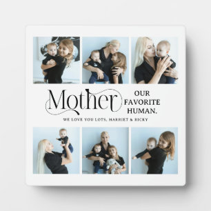 Sentimentale Fotocollage-Mutter-Andenken Fotoplatte