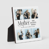 Sentimentale Fotocollage-Mutter-Andenken Fotoplatte (Vorderseite)